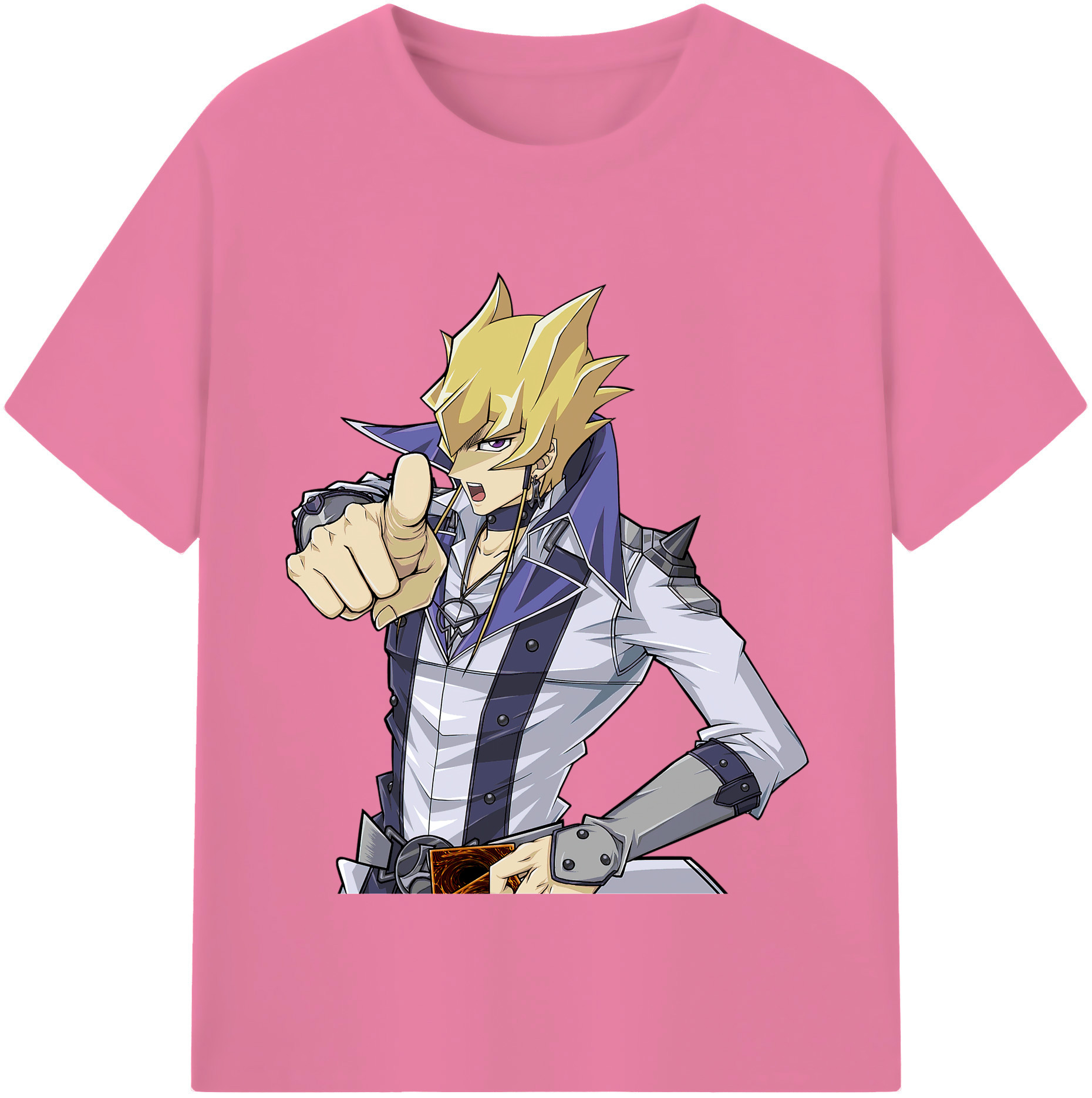 （画像用） 遊☆戯☆王 Yu-Gi-Oh! 綿100％半袖Tシャツ（フロントプリント）